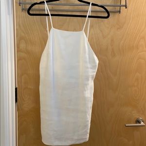 Reformation white linen dress